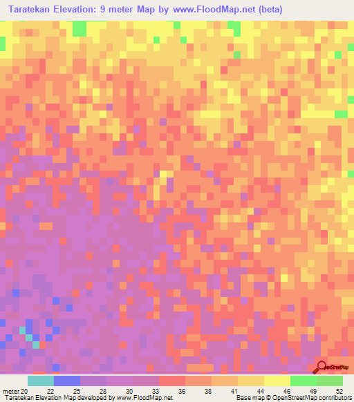 Taratekan,Iran Elevation Map