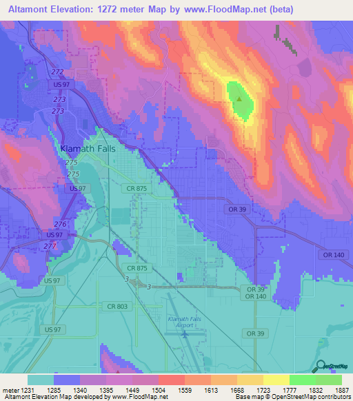 Elevation of Altamont,US Elevation Map, Topography, Contour