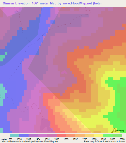 Ximran,Azerbaijan Elevation Map
