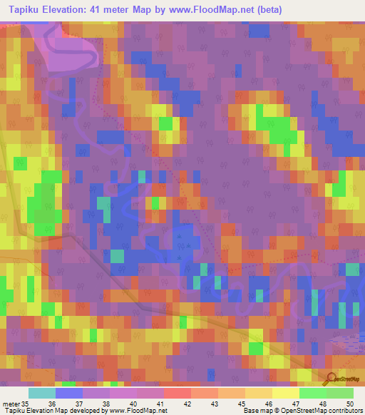 Tapiku,Estonia Elevation Map