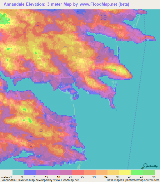 Elevation of Annandale,Canada Elevation Map, Topography, Contour