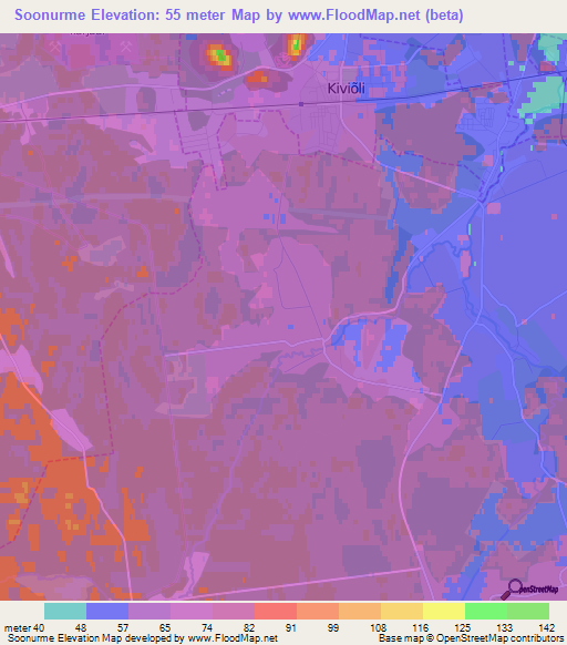 Soonurme,Estonia Elevation Map