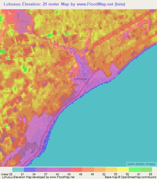 Lohusuu,Estonia Elevation Map