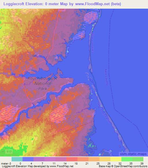 Loggiecroft,Canada Elevation Map