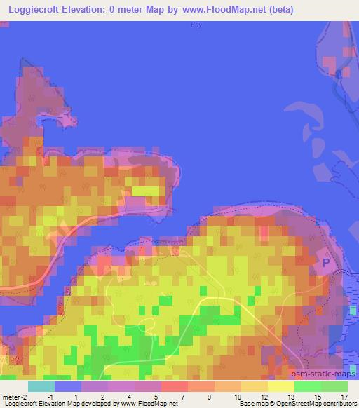 Loggiecroft,Canada Elevation Map