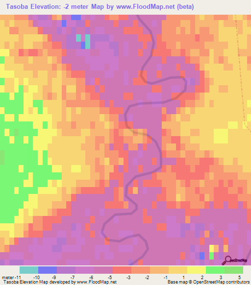 Tasoba,Kazakhstan Elevation Map