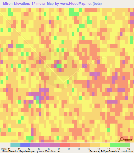 Miron,Kazakhstan Elevation Map