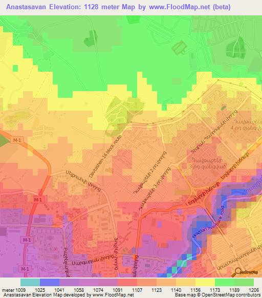 Anastasavan,Armenia Elevation Map