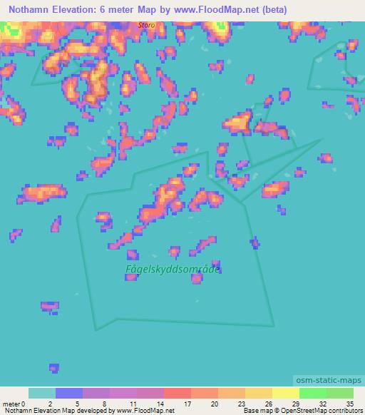 Nothamn,Finland Elevation Map