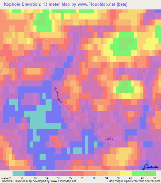 Kopbole,Finland Elevation Map