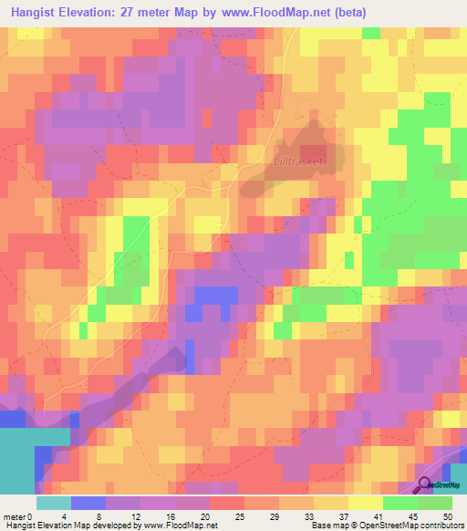 Hangist,Finland Elevation Map