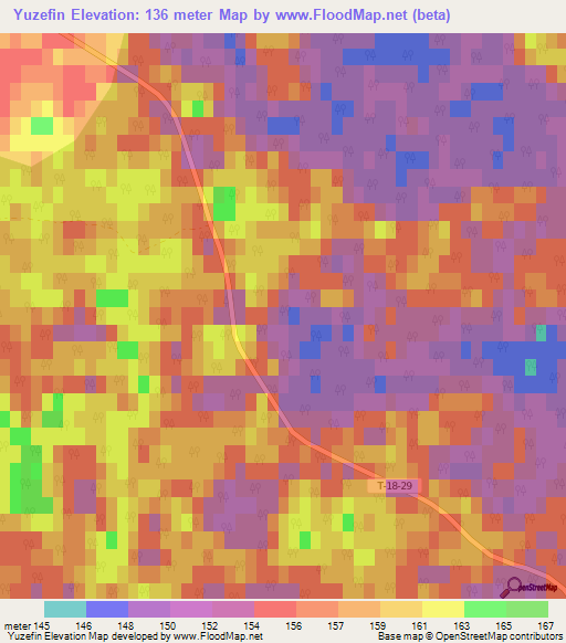 Yuzefin,Ukraine Elevation Map