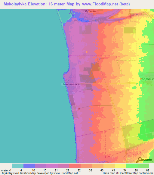 Mykolayivka,Ukraine Elevation Map