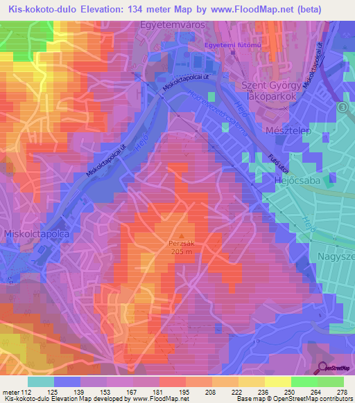 Kis-kokoto-dulo,Hungary Elevation Map