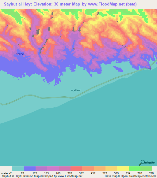 Sayhut al Hayt,Yemen Elevation Map