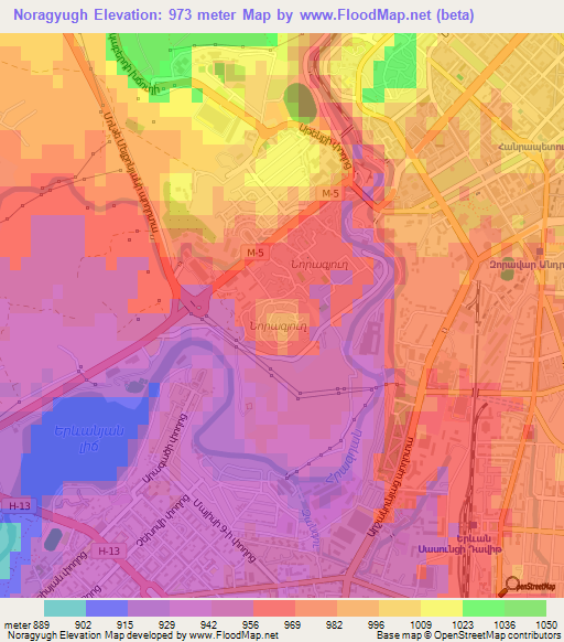 Noragyugh,Armenia Elevation Map