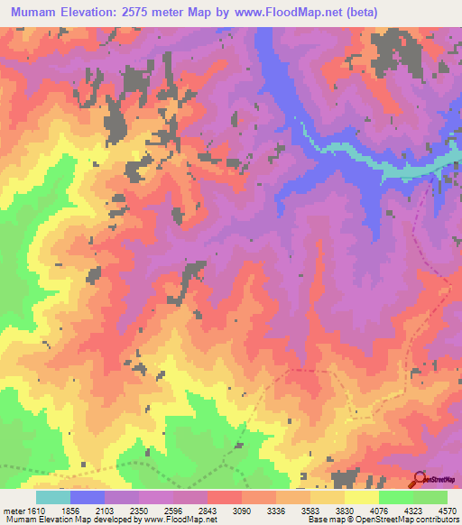 Mumam,Afghanistan Elevation Map