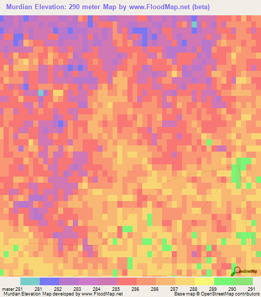Murdian,Afghanistan Elevation Map