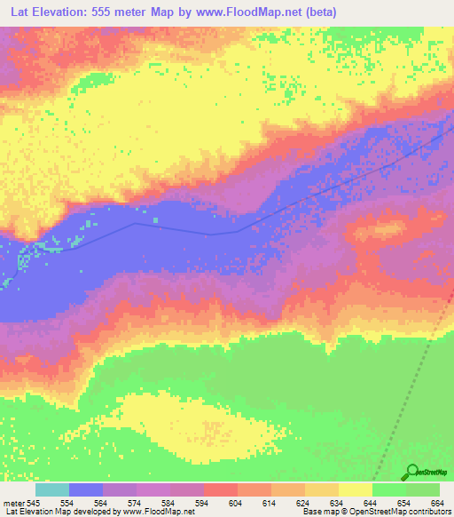 Lat,Afghanistan Elevation Map