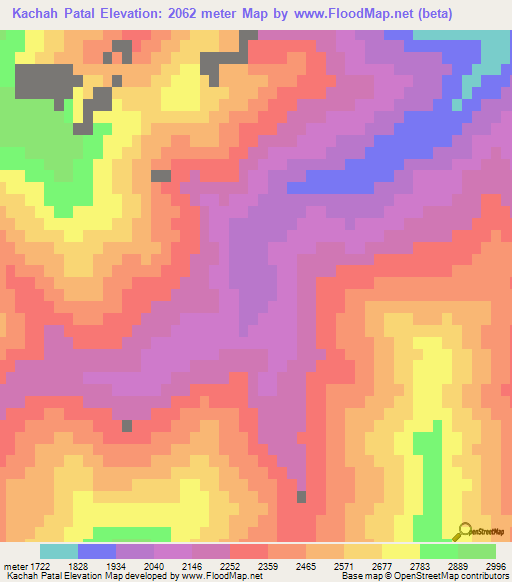 Kachah Patal,Afghanistan Elevation Map