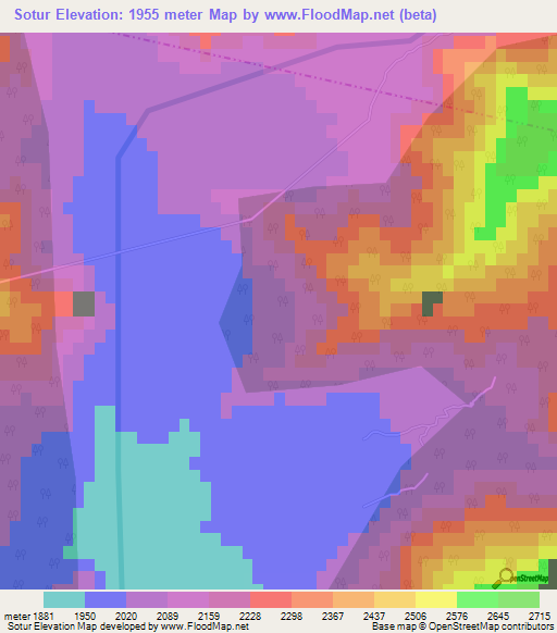 Sotur,India Elevation Map