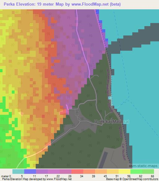 Perka,India Elevation Map