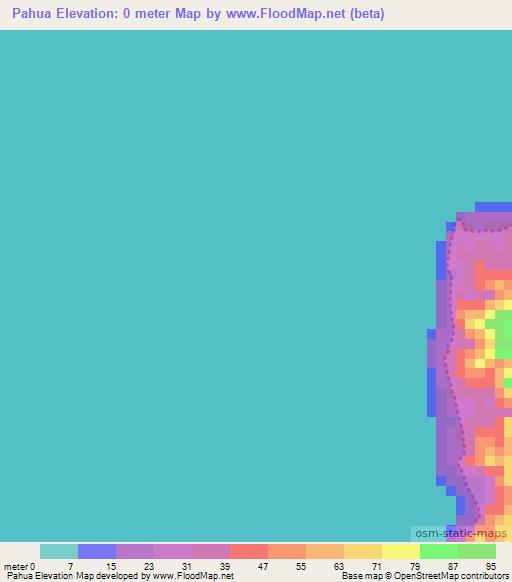 Pahua,India Elevation Map