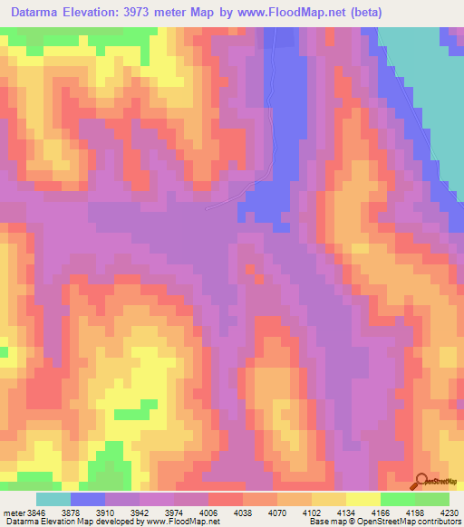 Datarma,China Elevation Map