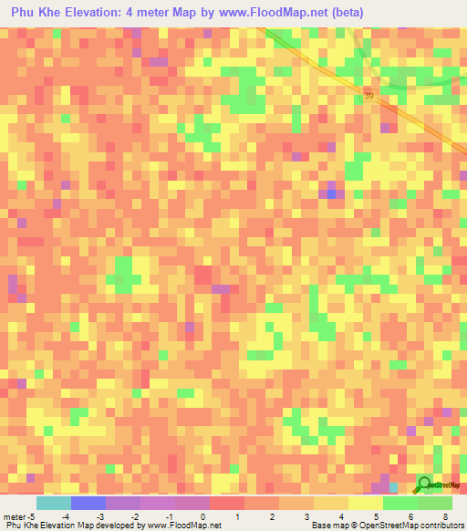Phu Khe,Vietnam Elevation Map