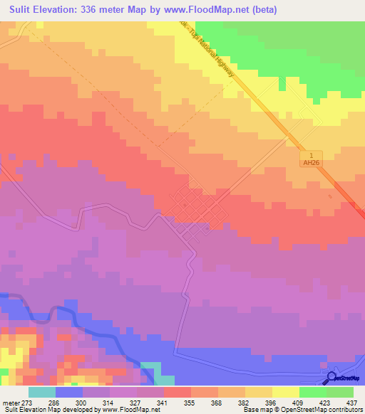 Sulit,Philippines Elevation Map