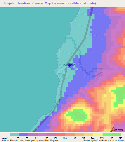 Jalajala,Philippines Elevation Map