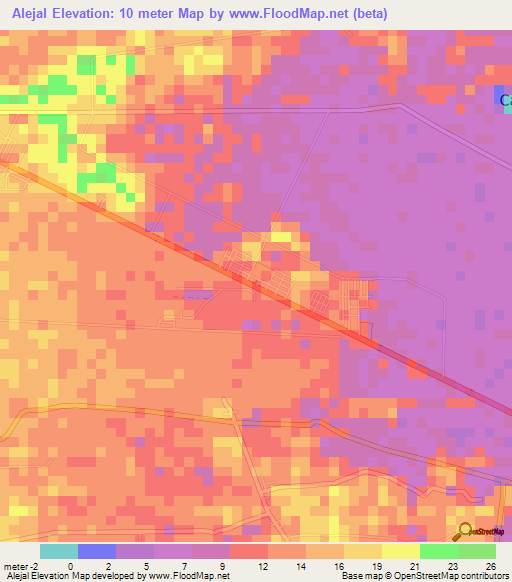 Alejal,Philippines Elevation Map