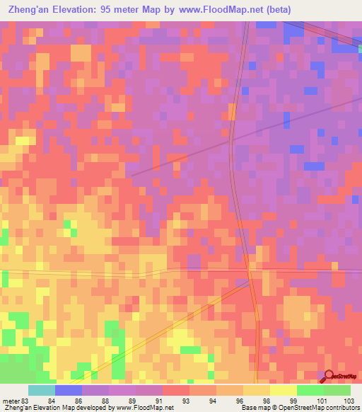 Zheng'an,China Elevation Map