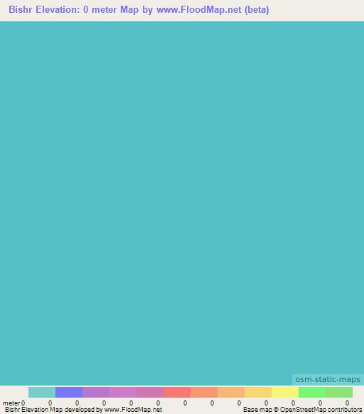 Bishr,Libya Elevation Map