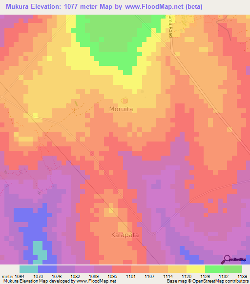 Mukura,Uganda Elevation Map