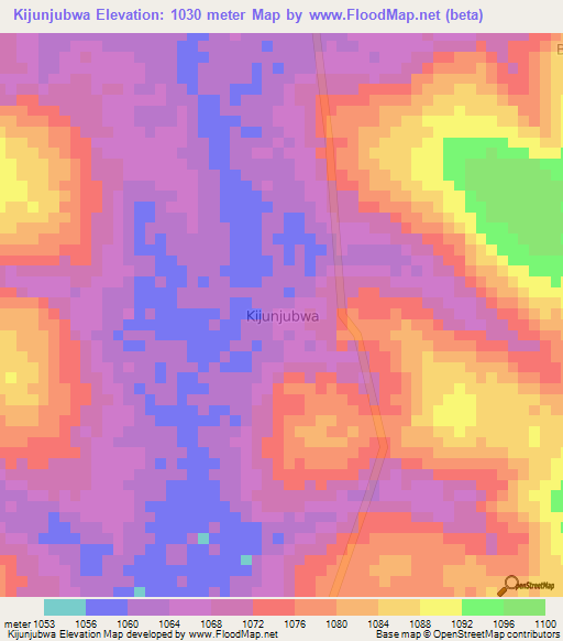 Kijunjubwa,Uganda Elevation Map