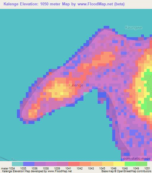 Kalenge,Uganda Elevation Map