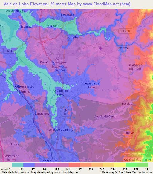 Vale de Lobo,Portugal Elevation Map