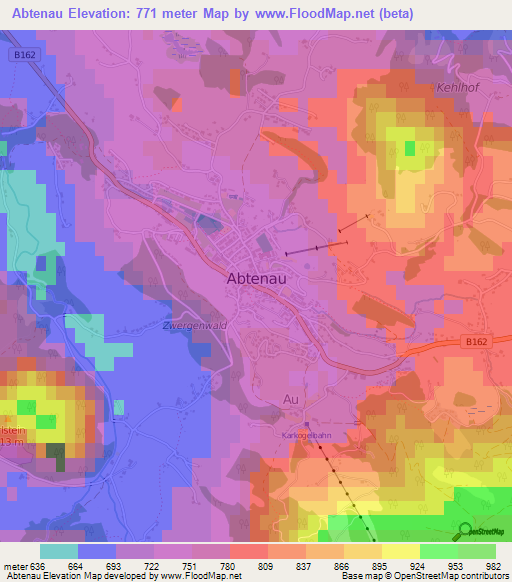 Abtenau,Austria Elevation Map