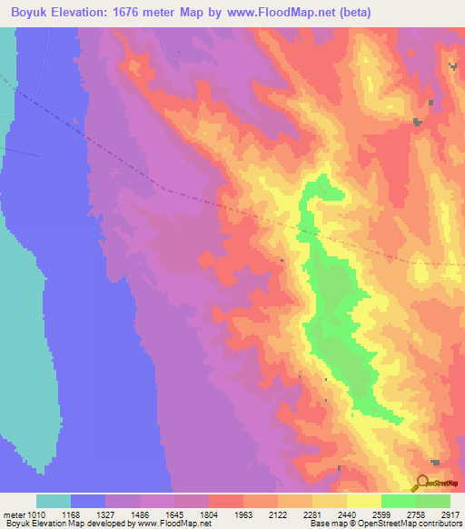 Boyuk,Iran Elevation Map