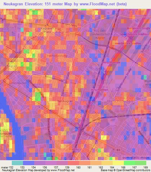 Neukagran,Austria Elevation Map