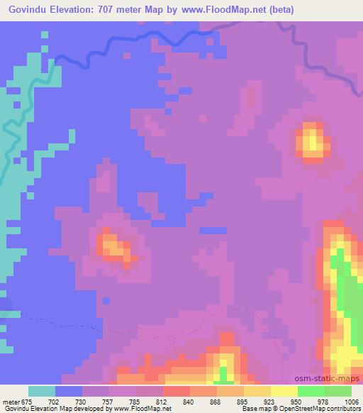 Govindu,Ethiopia Elevation Map