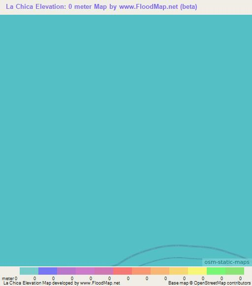 La Chica,Venezuela Elevation Map