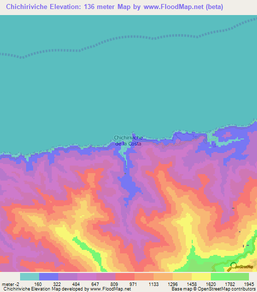 Chichiriviche,Venezuela Elevation Map