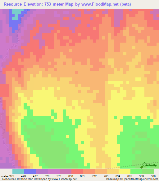 Resource,Jamaica Elevation Map