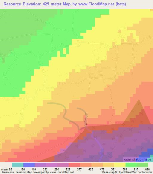Resource,Jamaica Elevation Map