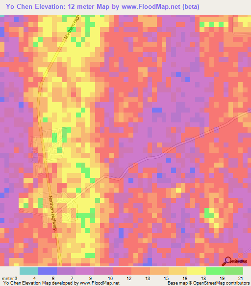 Yo Chen,Belize Elevation Map