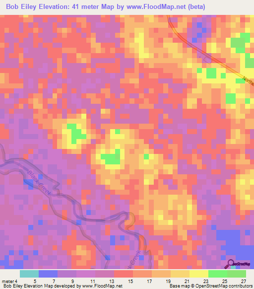 Bob Eiley,Belize Elevation Map