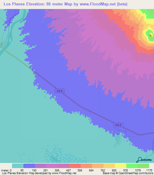 Los Planes,El Salvador Elevation Map