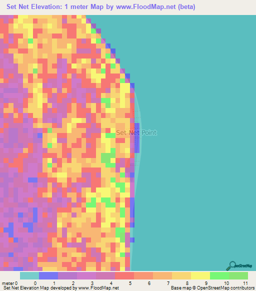 Set Net,Nicaragua Elevation Map